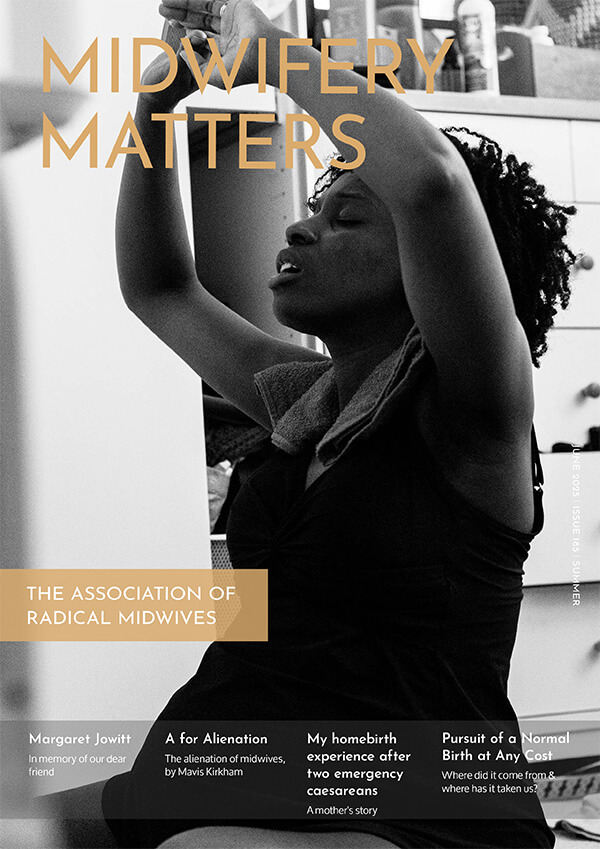Midwifery Matters Summer 2025 Issue 185