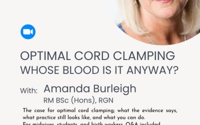 Optimal Cord Clamping – Whose blood is it anyway?